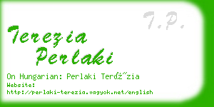 terezia perlaki business card